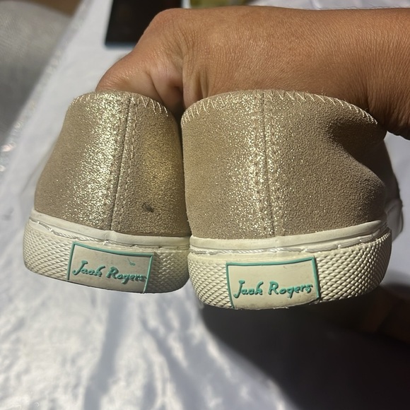 Jack Rogers Gold Tucker Slip-on Sneakers size 8 - Picture 4 of 4